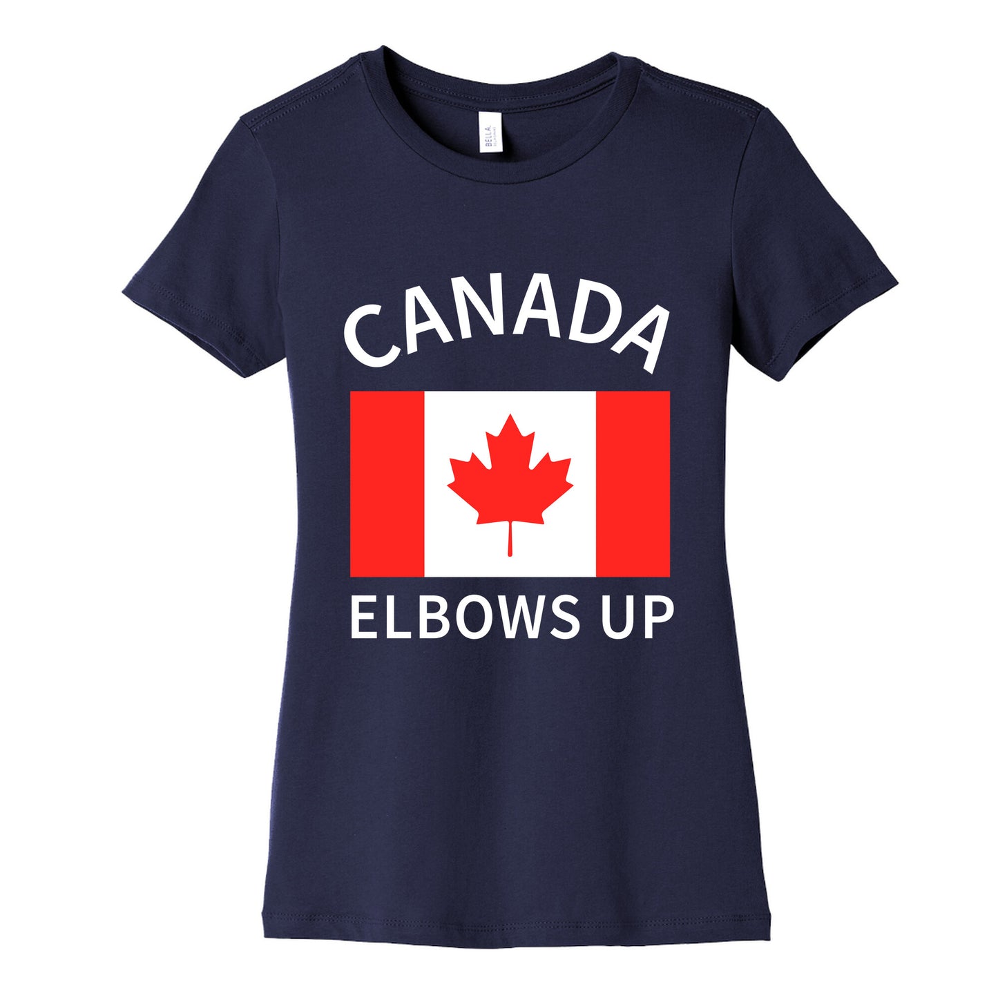 Elbows Up Canada Womens Cotton Tee