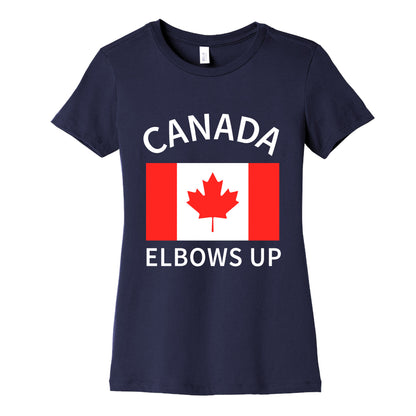 Elbows Up Canada Womens Cotton Tee