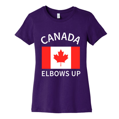 Elbows Up Canada Womens Cotton Tee