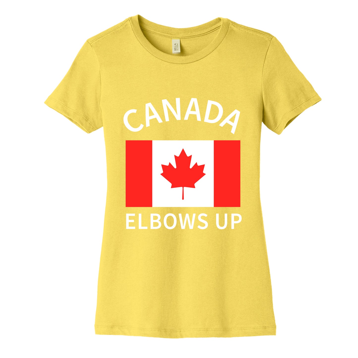 Elbows Up Canada Womens Cotton Tee