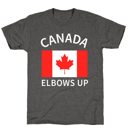 Elbows Up Canada Unisex Triblend Tee