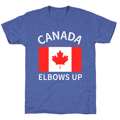 Elbows Up Canada Unisex Triblend Tee