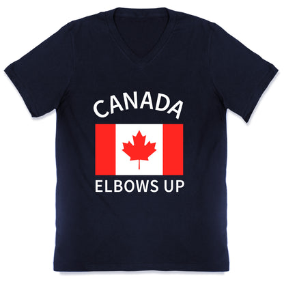 Elbows Up Canada V-Neck