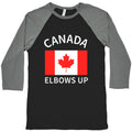 Elbows Up Canada Baseball Tee