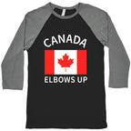 Elbows Up Canada Baseball Tee