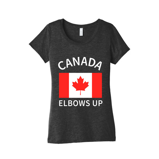 Elbows Up Canada Womens Triblend Tee