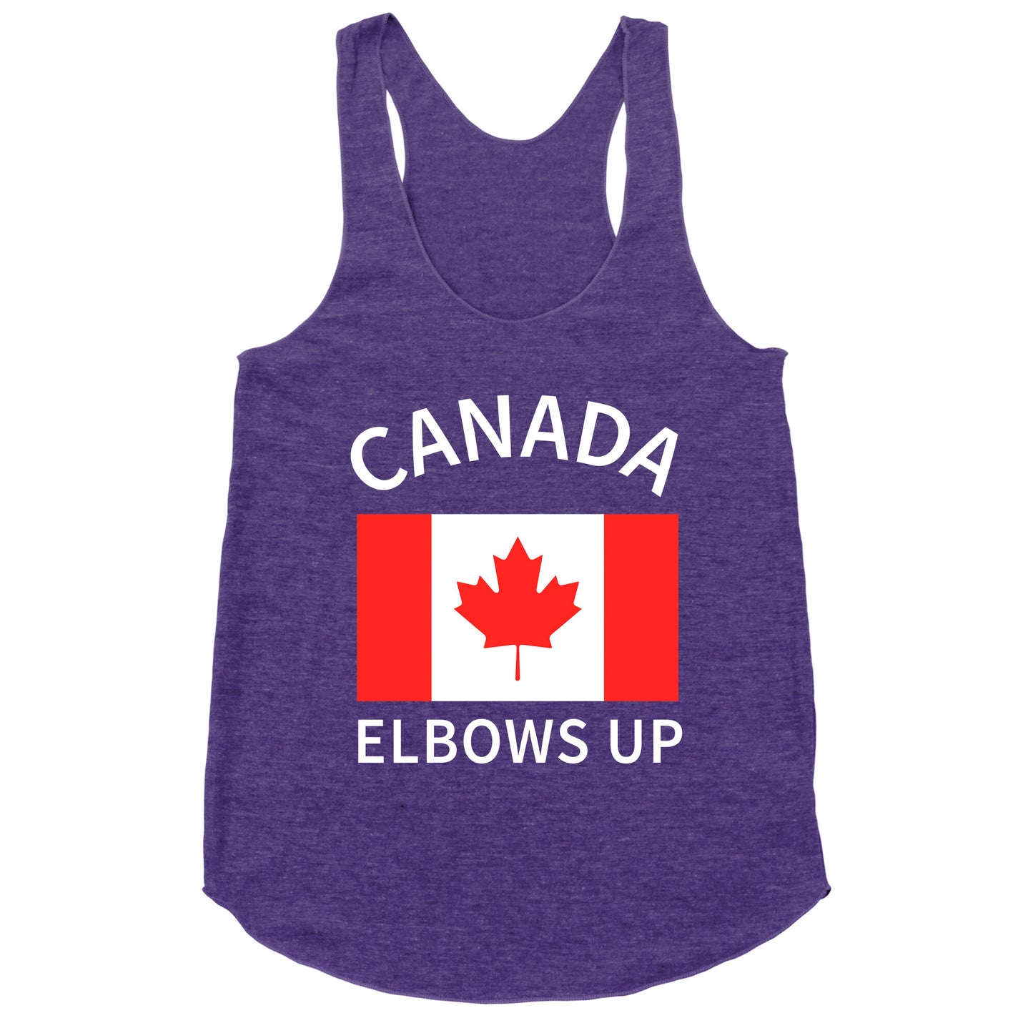 Elbows Up Canada Racerback Tank