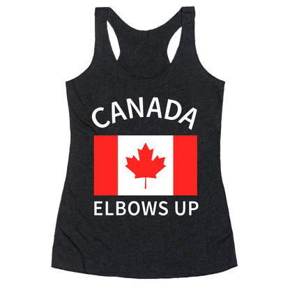 Elbows Up Canada Racerback Tank