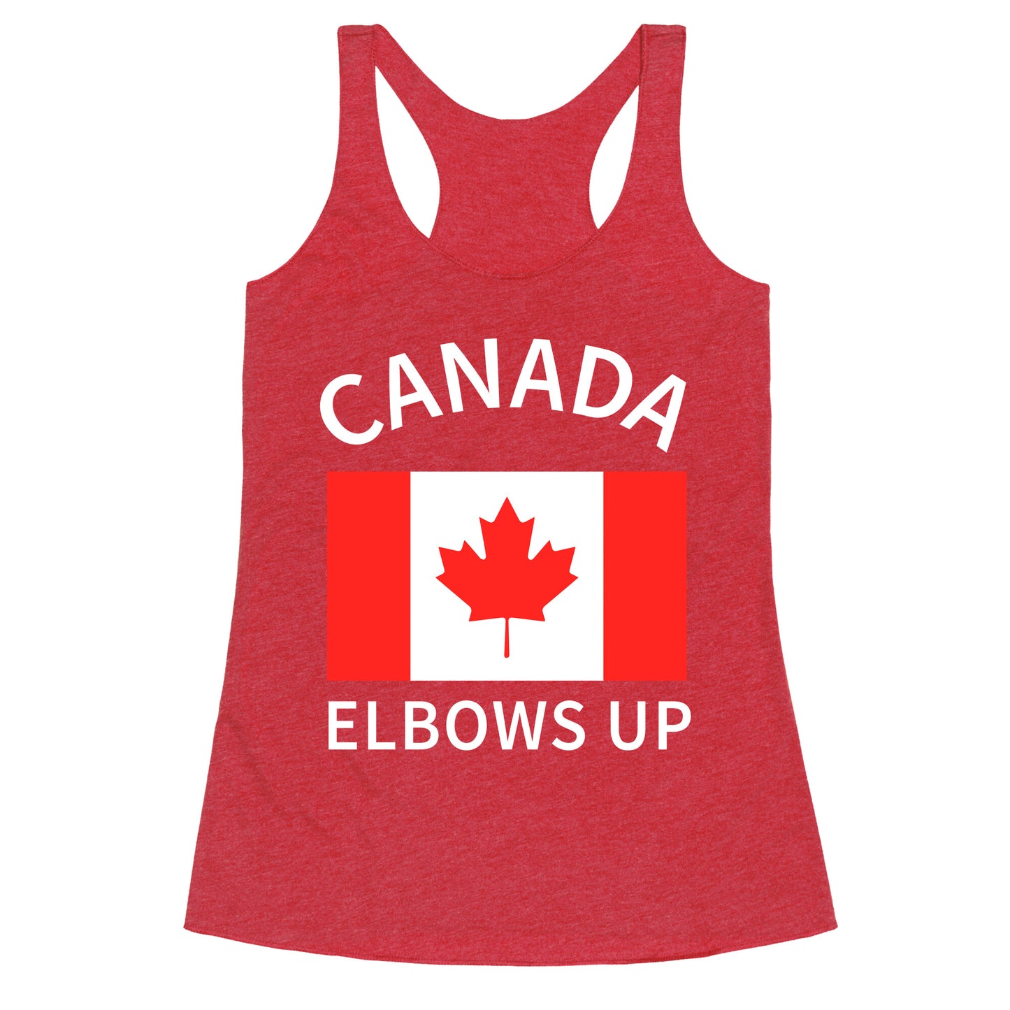 Elbows Up Canada Racerback Tank