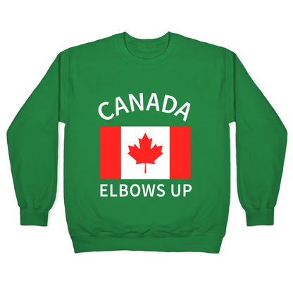 Elbows Up Canada Crewneck Sweatshirt