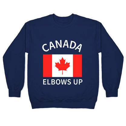Elbows Up Canada Crewneck Sweatshirt