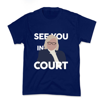 Governor Janet Mills See You In Court  Kids Tee