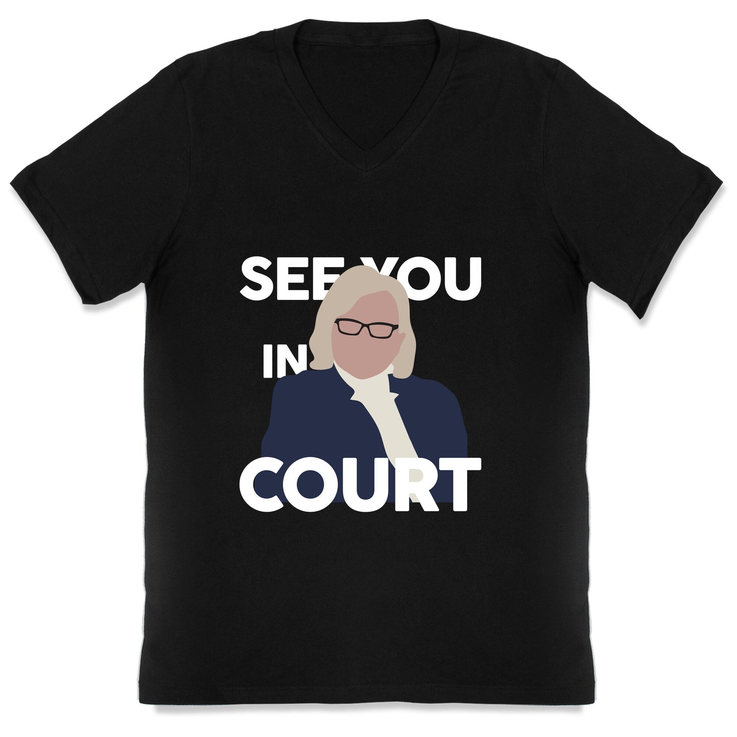 Governor Janet Mills See You In Court  V-Neck