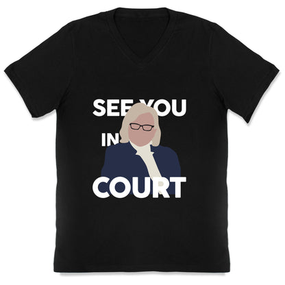 Governor Janet Mills See You In Court  V-Neck