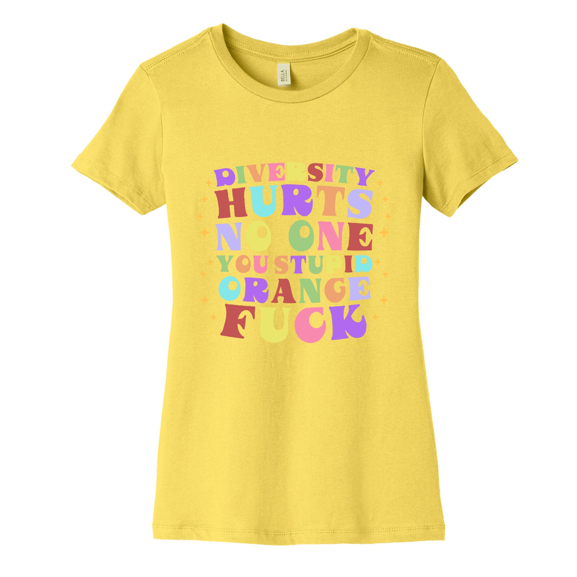 Diversity Hurts No One Womens Cotton Tee