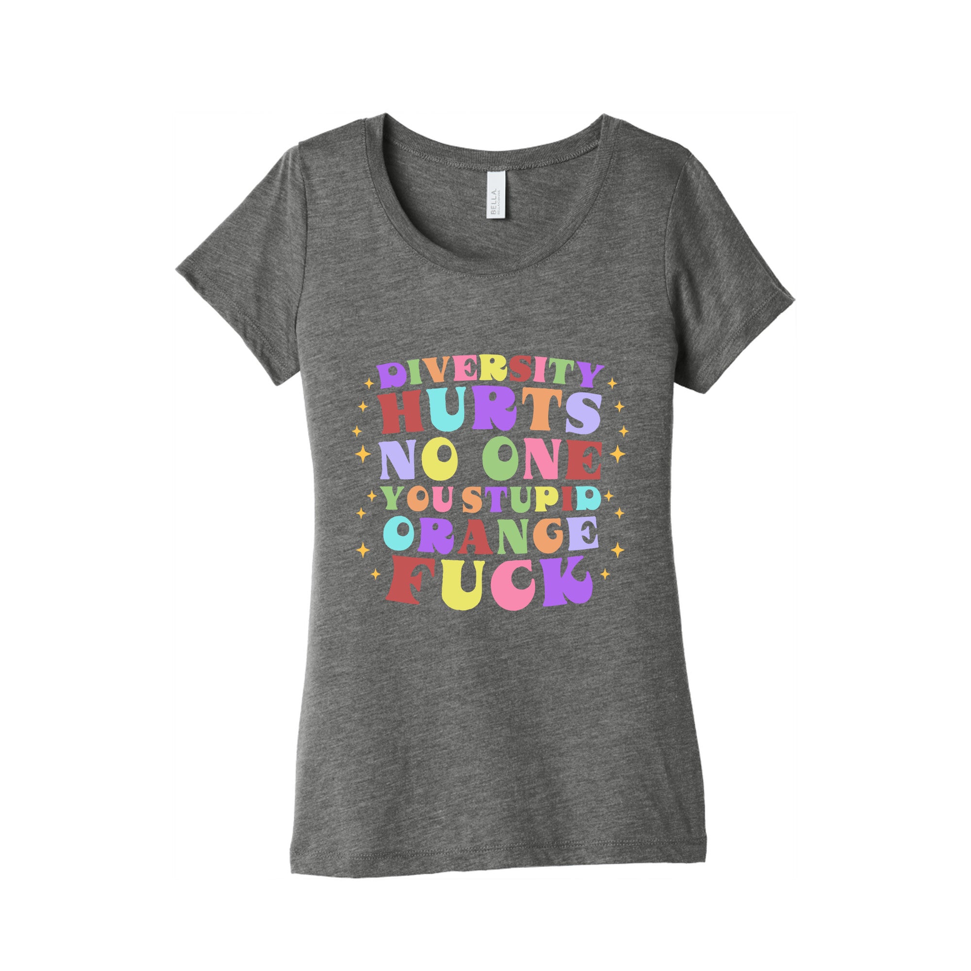 Diversity Hurts No One Womens Triblend Tee