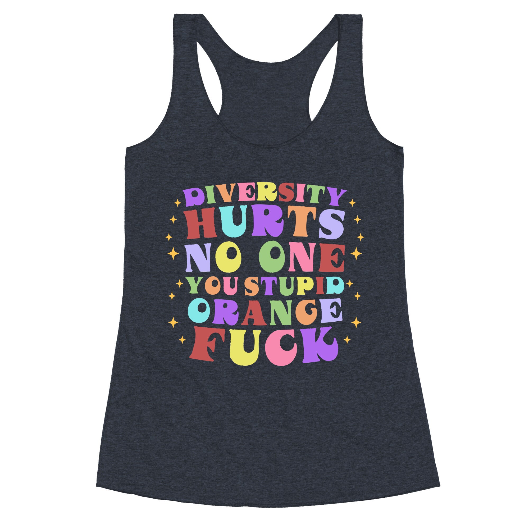 Diversity Hurts No One Racerback Tank