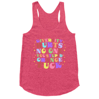 Diversity Hurts No One Racerback Tank