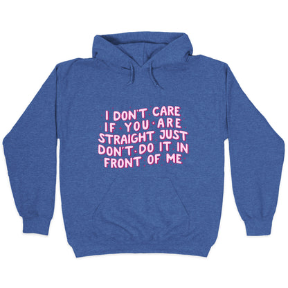 I Dont Care If You Are Straight Hoodie