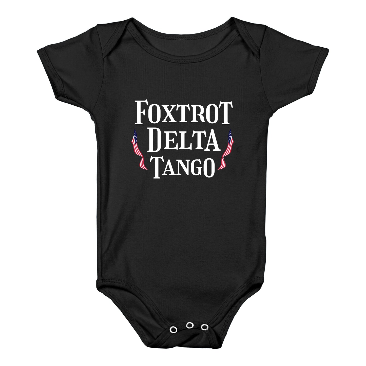 Foxtrot Delta Tango Baby One-Piece