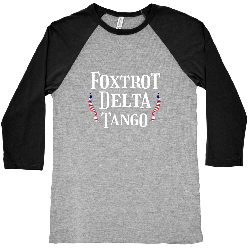 Foxtrot Delta Tango Baseball Tee