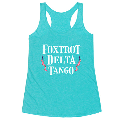 Foxtrot Delta Tango Racerback Tank