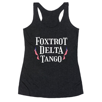 Foxtrot Delta Tango Racerback Tank