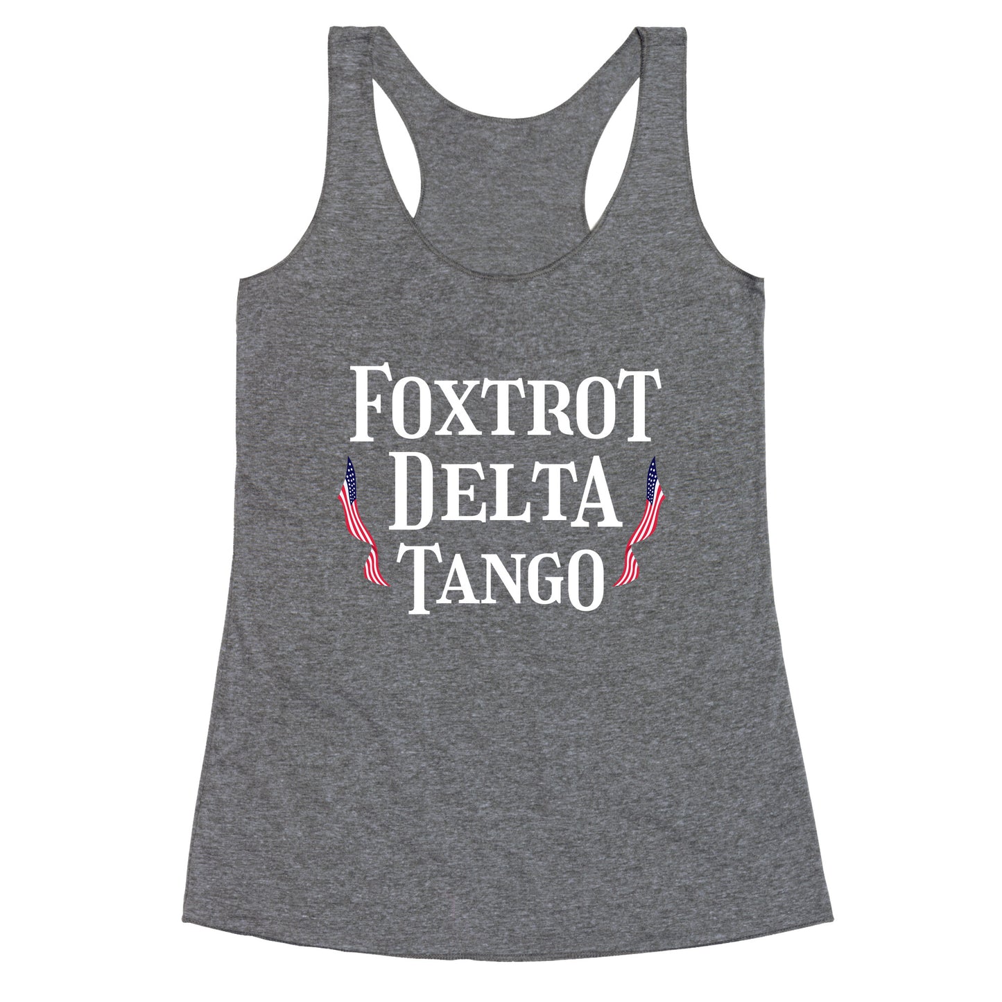 Foxtrot Delta Tango Racerback Tank