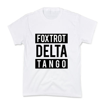 FDT Foxtrot Delta Tango Kids Tee