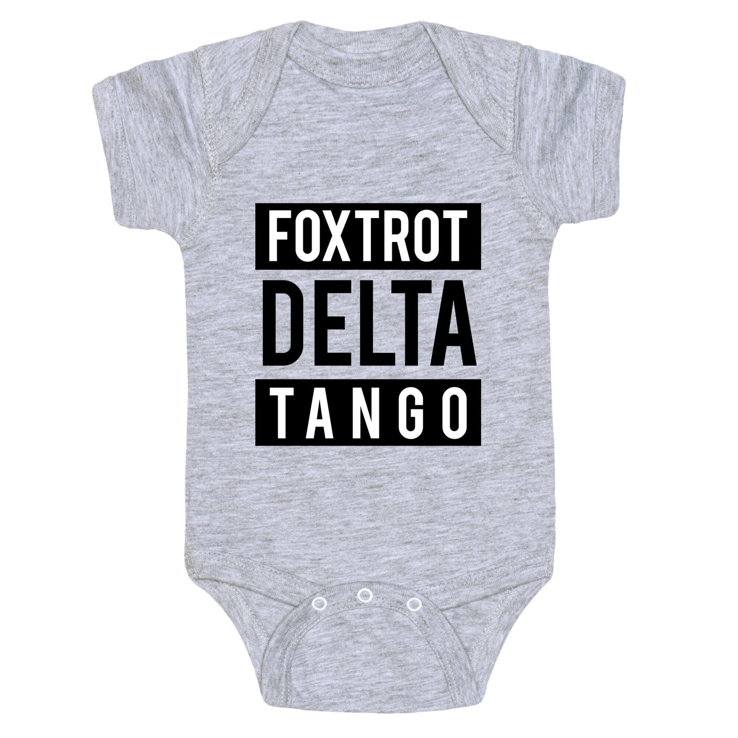 FDT Foxtrot Delta Tango Baby One-Piece