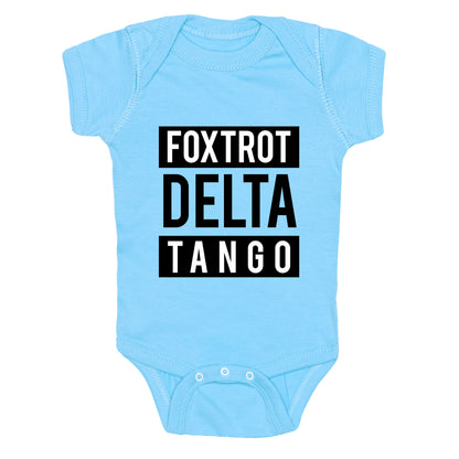 FDT Foxtrot Delta Tango Baby One-Piece