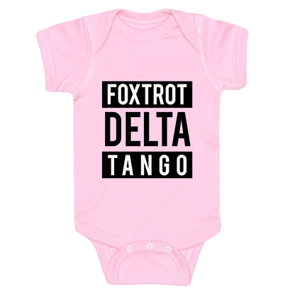 FDT Foxtrot Delta Tango Baby One-Piece