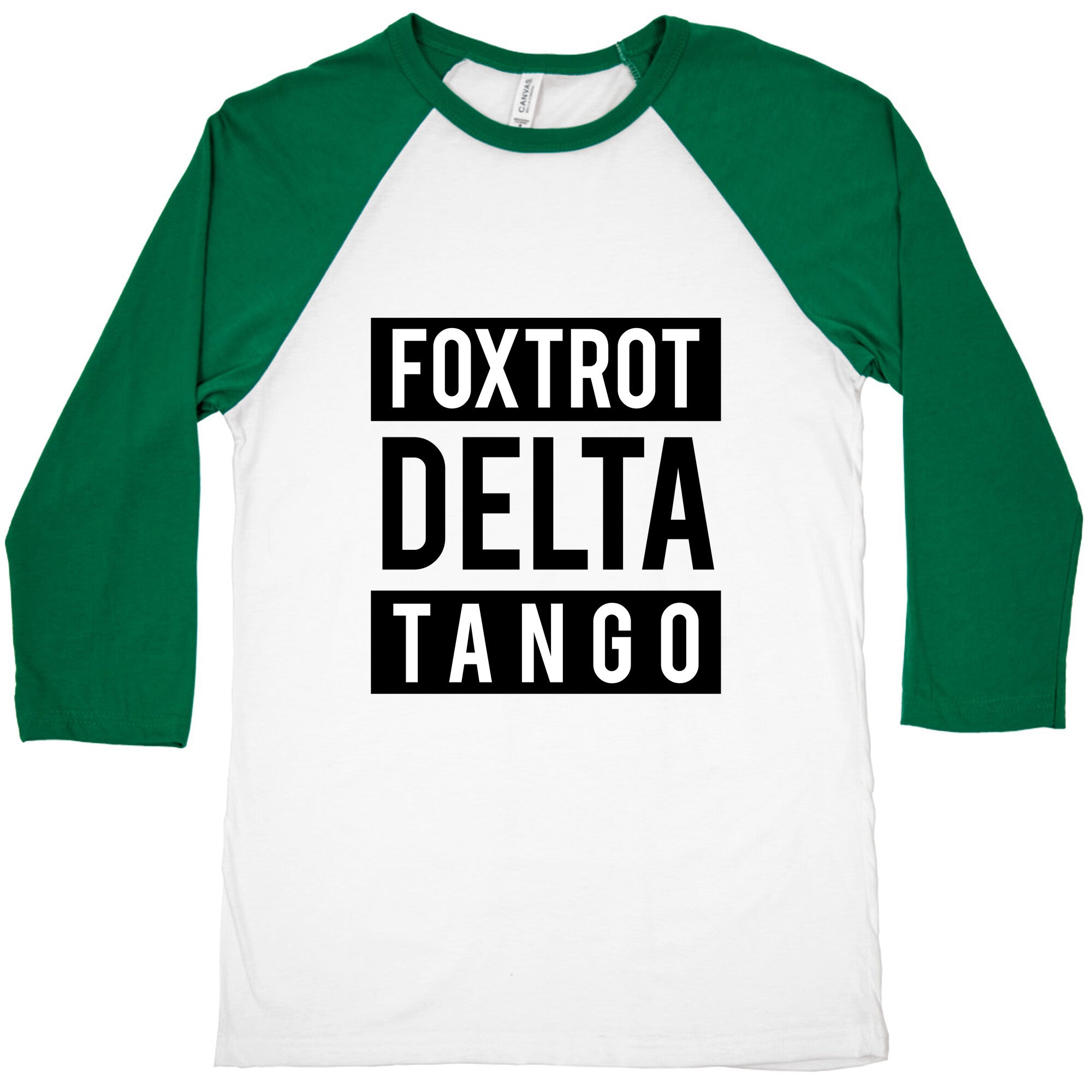 FDT Foxtrot Delta Tango Baseball Tee