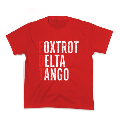 Foxtrot Delta Tango FDT Kids Tee