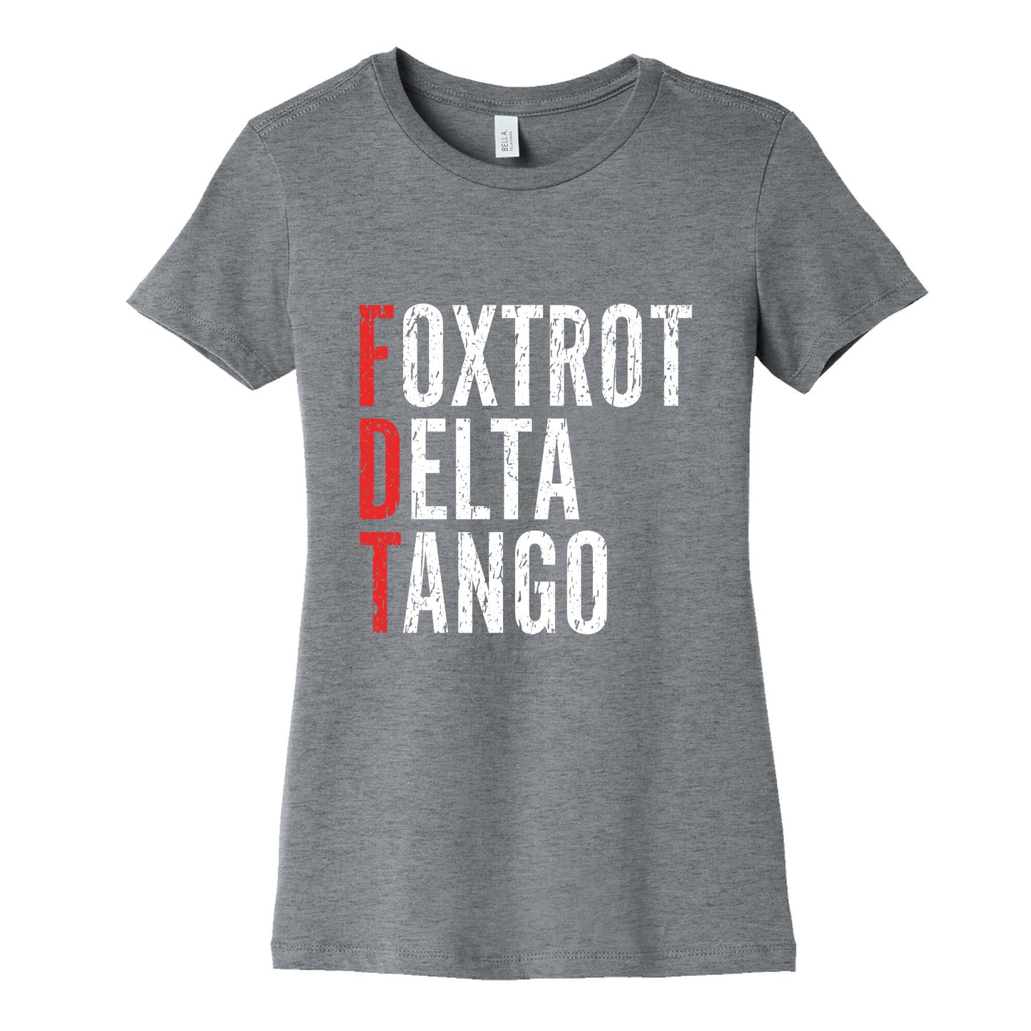 Foxtrot Delta Tango FDT Womens Cotton Tee