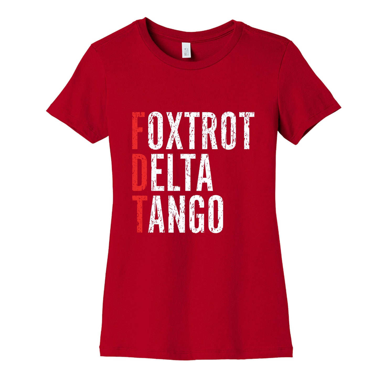 Foxtrot Delta Tango FDT Womens Cotton Tee