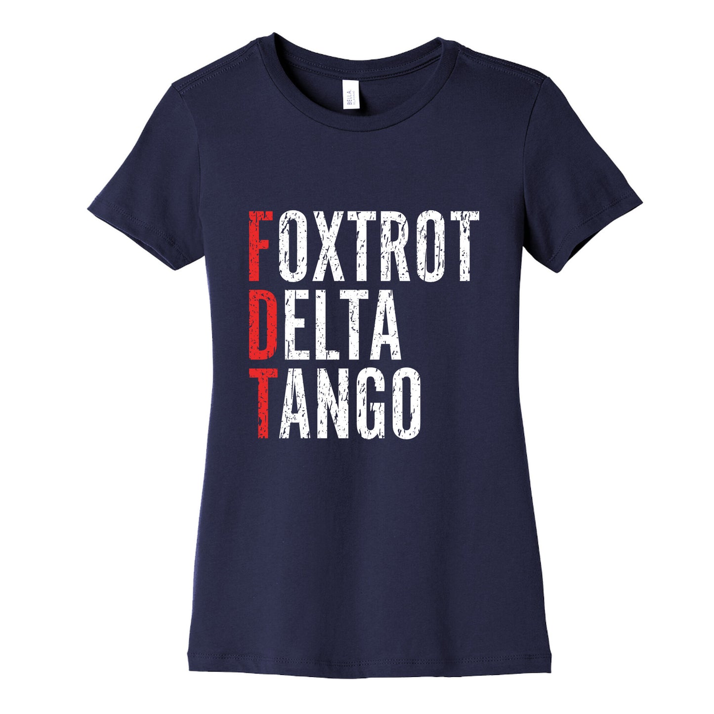 Foxtrot Delta Tango FDT Womens Cotton Tee