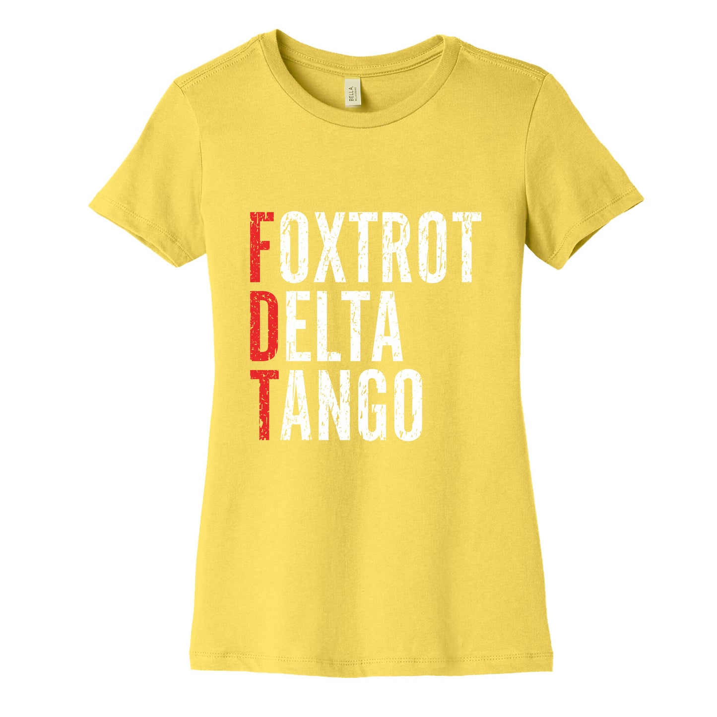 Foxtrot Delta Tango FDT Womens Cotton Tee