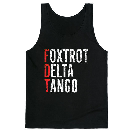 Foxtrot Delta Tango FDT Tank Top