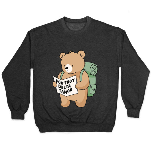Foxtrot Delta Tango Bear Crewneck Sweatshirt