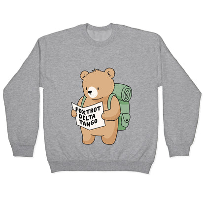 Foxtrot Delta Tango Bear Crewneck Sweatshirt