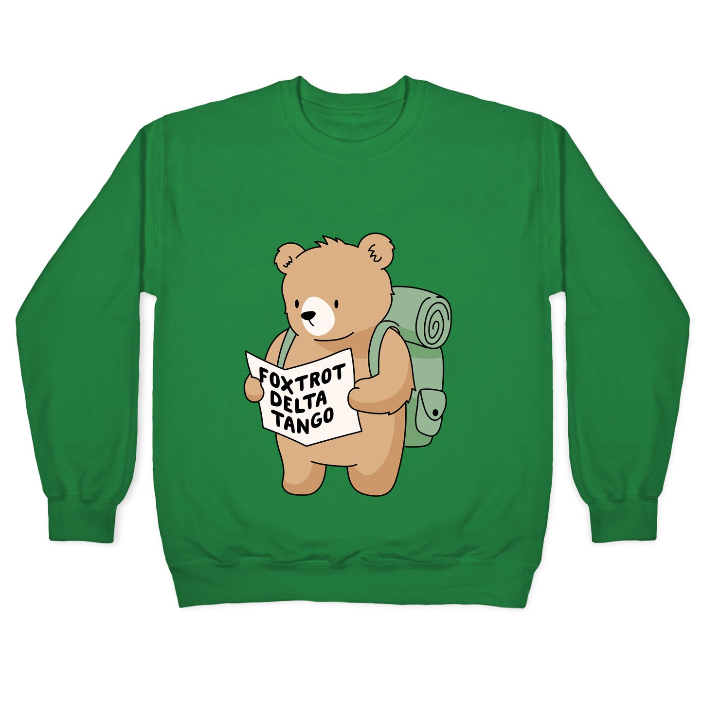 Foxtrot Delta Tango Bear Crewneck Sweatshirt