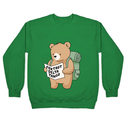 Foxtrot Delta Tango Bear Crewneck Sweatshirt