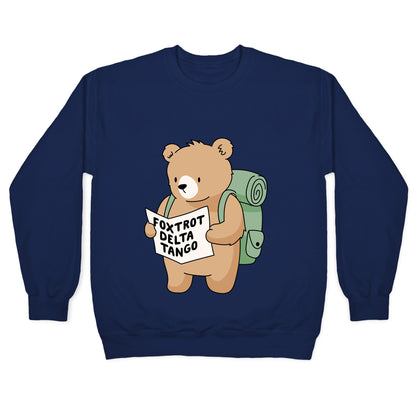 Foxtrot Delta Tango Bear Crewneck Sweatshirt