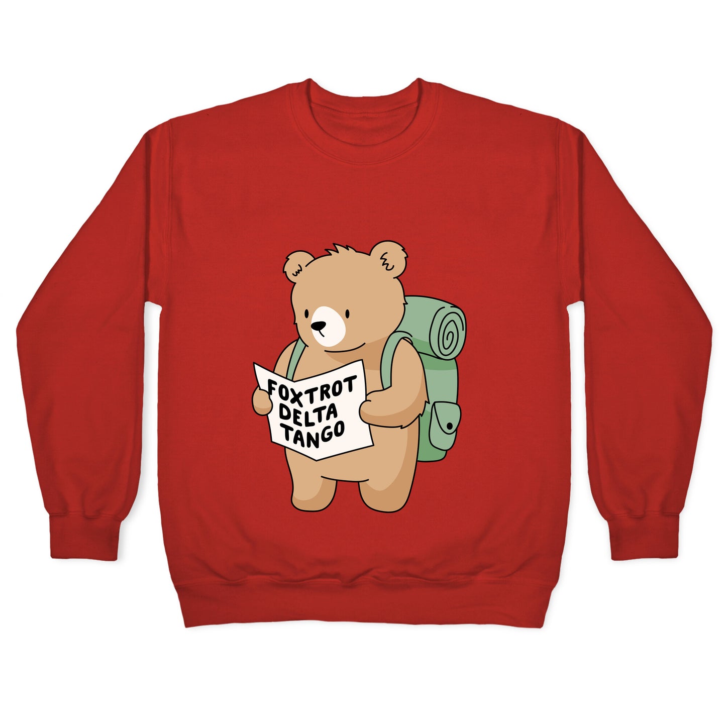 Foxtrot Delta Tango Bear Crewneck Sweatshirt