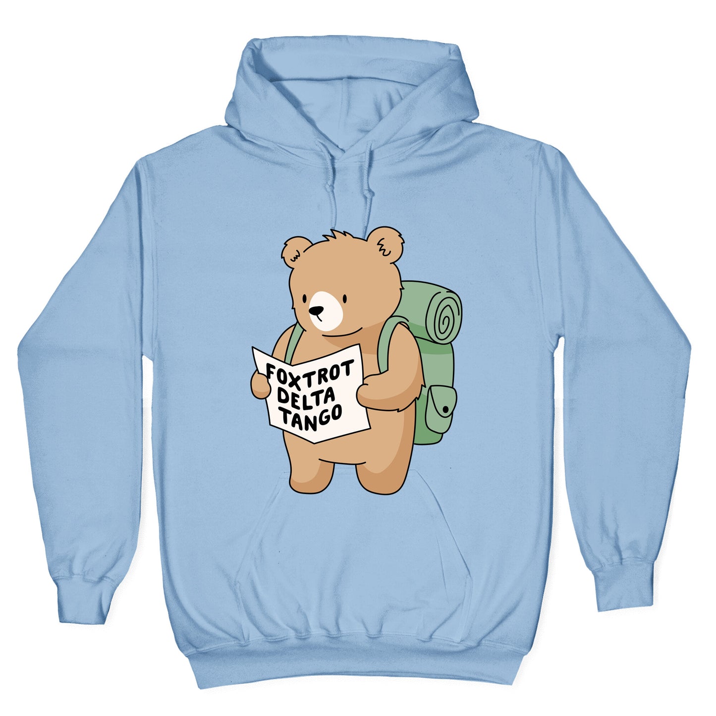 Foxtrot Delta Tango Bear Hoodie