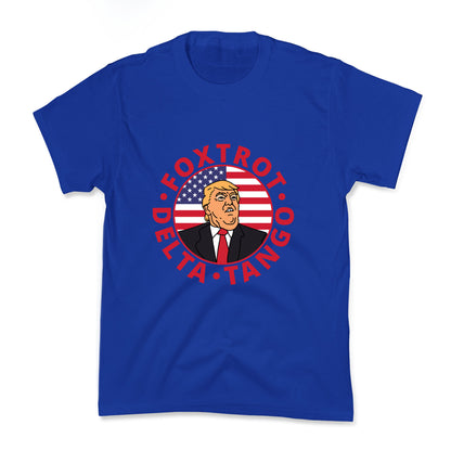 Foxtrot Delta Tango Trump Kids Tee