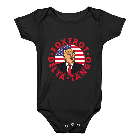 Foxtrot Delta Tango Trump Baby One-Piece