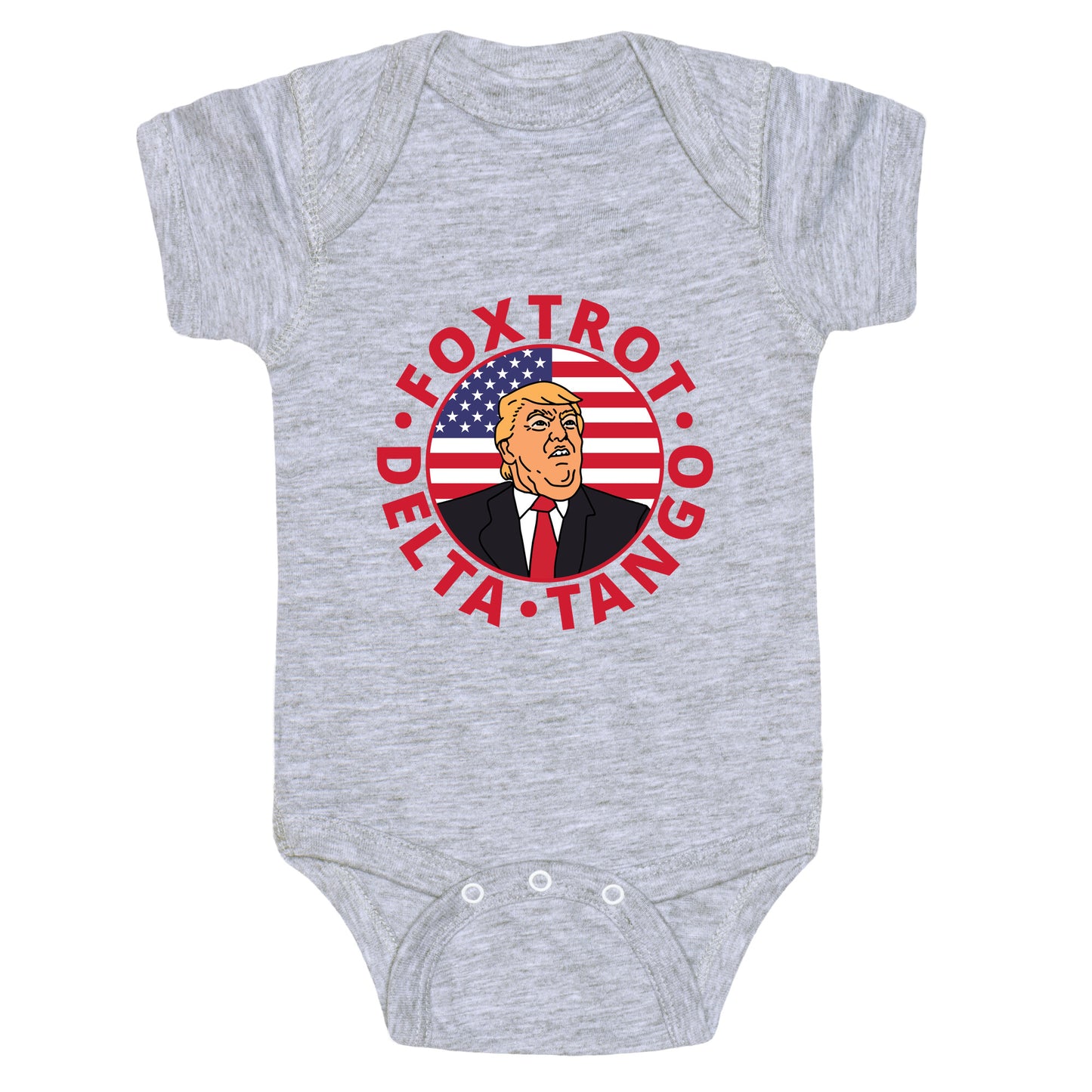 Foxtrot Delta Tango Trump Baby One-Piece