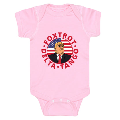 Foxtrot Delta Tango Trump Baby One-Piece